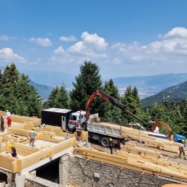 Έργο σε εξέλιξη στον Παρνασσό