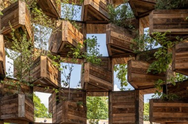 Garden of Communities Pavilion, Architects: Hello Wood Garden of Communities Pavilion / Hello Wood