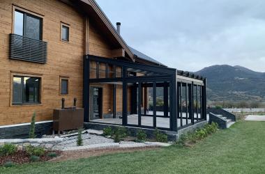 Log house ξύλινα σπίτια κατοικίες Βασίλαινας ενεργειακές οικολογικές 